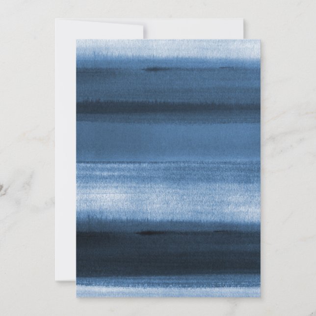Invitation de l'Ombre couleur bleu marine (Devant)