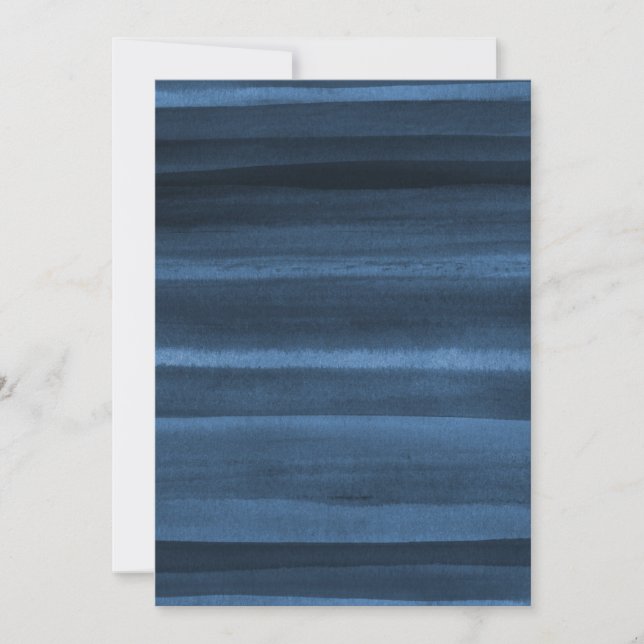Invitation de l'Ombre couleur bleu marine (Devant)