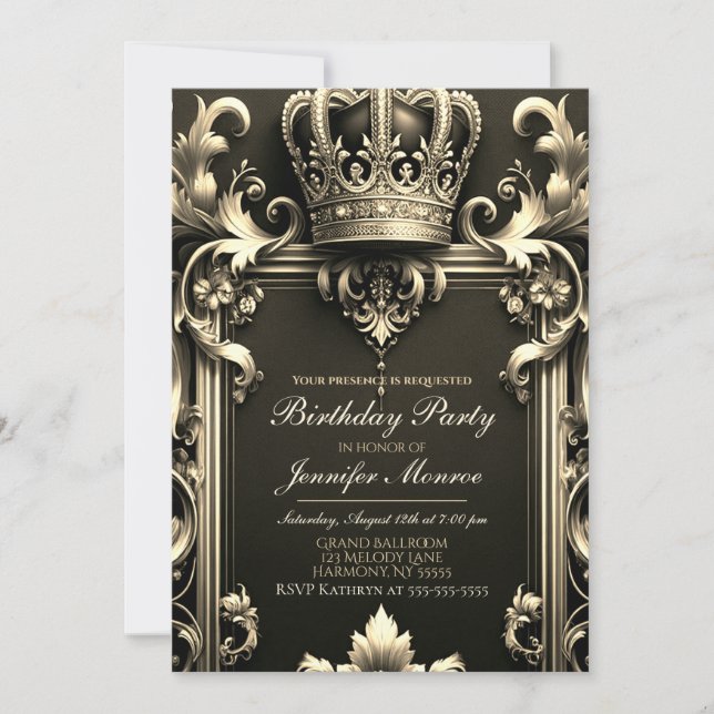 Invitation de l'organisme de la Couronne du Parti  (Devant)