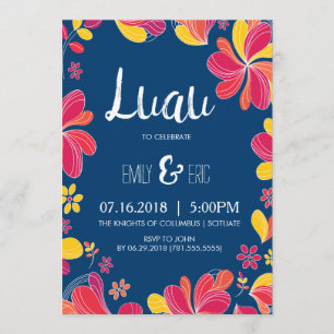 Invitation de Luau - Invitation du parti tropical 