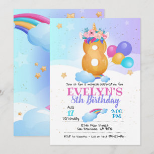 Invitation de l'Unicorne, 8e anniversaire de l'Uni
