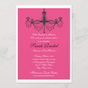 Invitation de lustre de roses indien