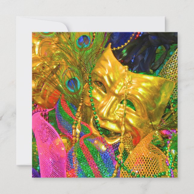invitation de mardi gras (Devant)