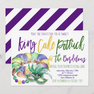 Invitation de Mardi Gras