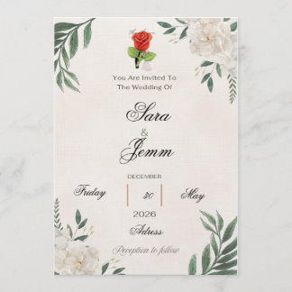Invitation de mariage
