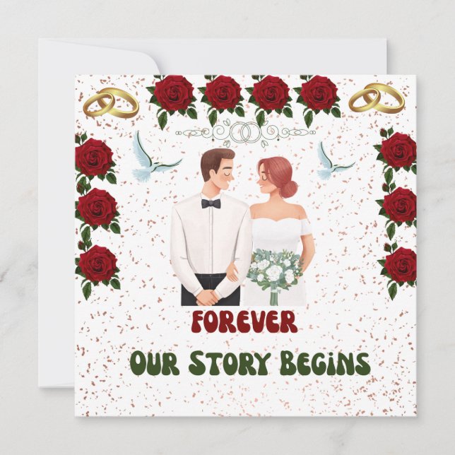Invitation de mariage (Devant)