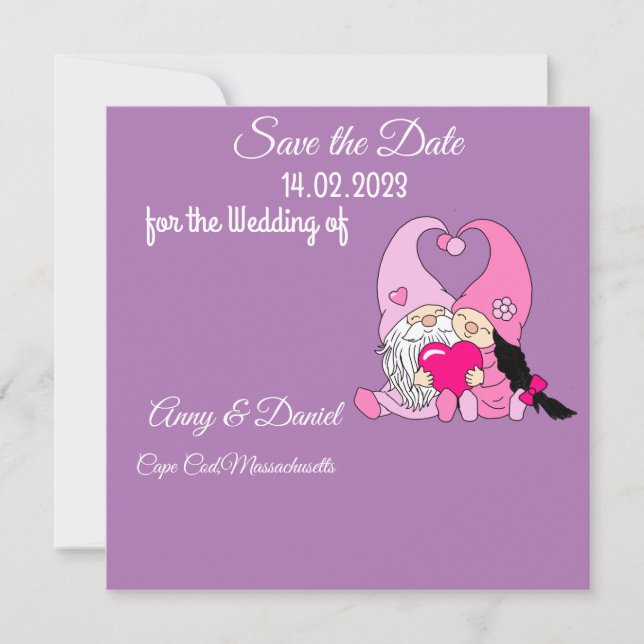 Invitation de mariage (Devant)
