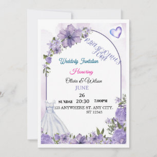 Invitation de mariage