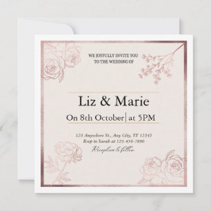 Invitation de mariage