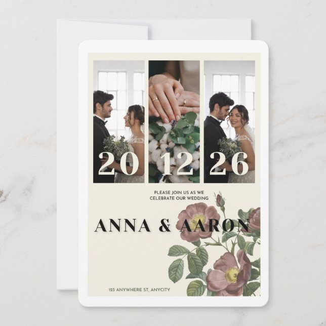 Invitation de mariage (Devant)