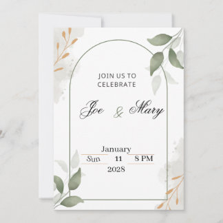 Invitation de mariage