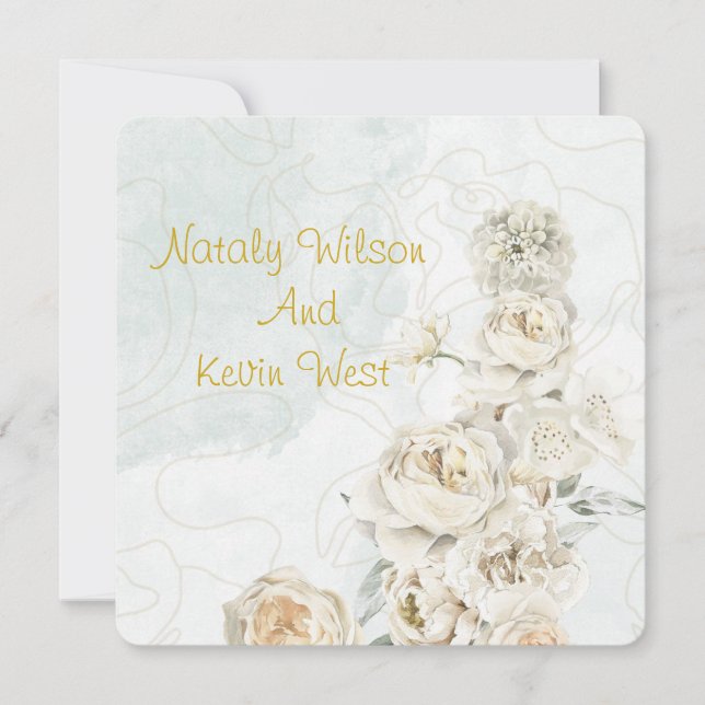 Invitation de mariage (Devant)