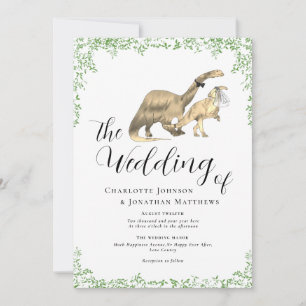 Invitation de mariage à code QR sur le thème des d