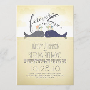 invitation de mariage à la plage nautique avec bal