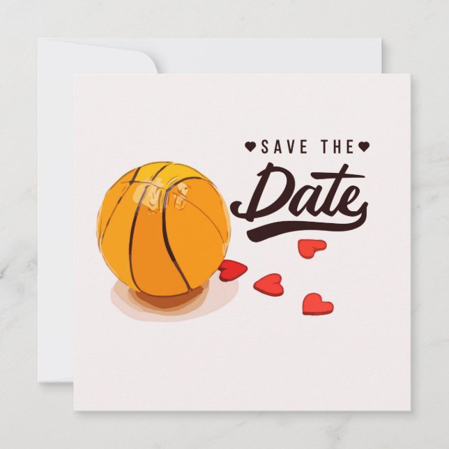 Invitation de mariage à retenir la date sur le thè (Devant)