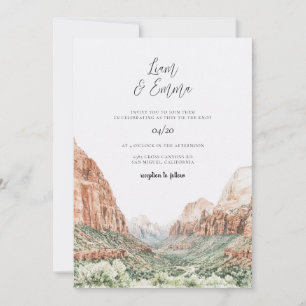 Invitation de mariage à Zion