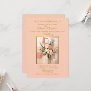 Invitation de mariage Abstraite élégante