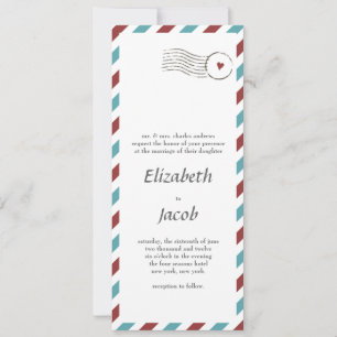 Invitation de mariage // Amour d'Airmail