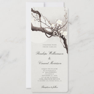Invitation de mariage - Art vintage Fleur de Ceris