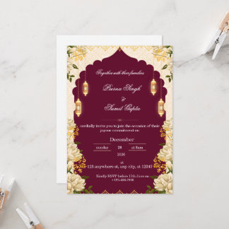 Invitation de mariage classique