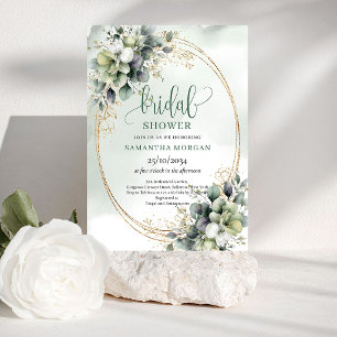 Invitation de mariage classique au charme de verdu