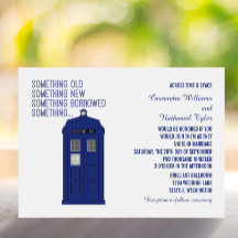Invitation de mariage dans la boîte de police v1