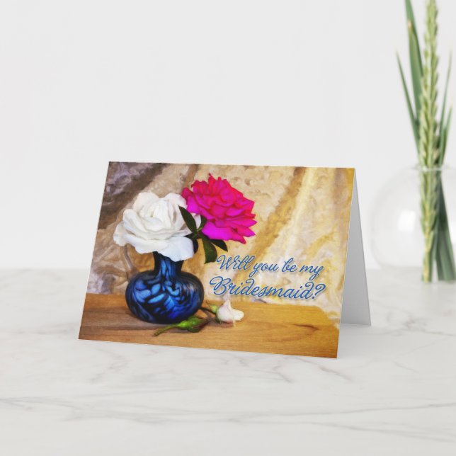 Invitation de mariage de Bridesmaid (Devant)