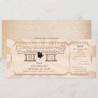 Invitation de Mariage de cinéma vintage & rsvp