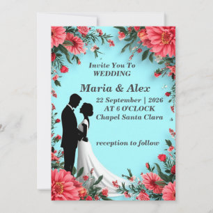 ✨ Invitation de mariage de couple pour événement f