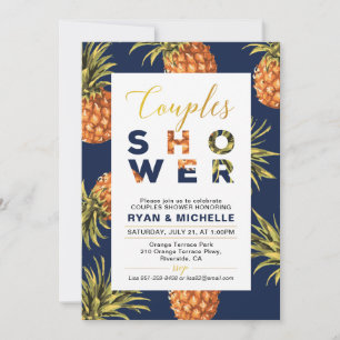 Invitation de mariage de couples pour une soirée t