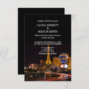 Invitation de mariage de destination à Las Vegas