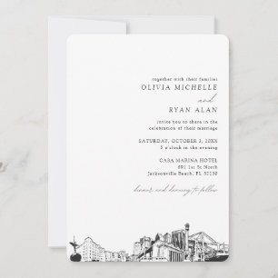 Invitation de mariage de destination de Jacksonvil