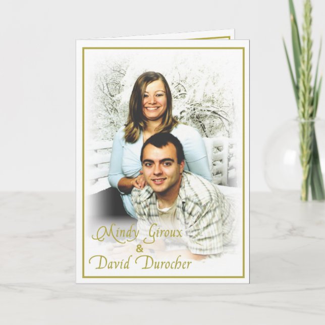 Invitation de mariage de l'ami Mindy ! (Devant)