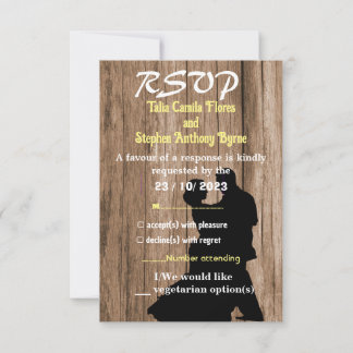 Invitation de mariage de menuisier