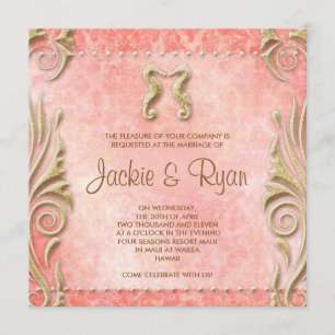 Invitation de mariage de plage Seahorse Vintage Co