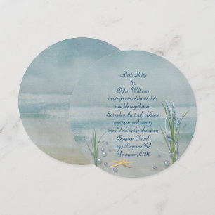 Invitation de mariage de Starfish Seashore