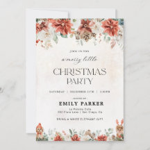 Invitation de mariage d'hiver