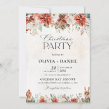 Invitation de mariage d'hiver