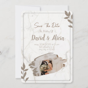 Invitation de mariage élégante