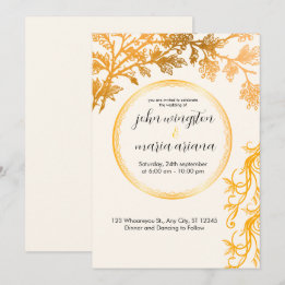 Invitation de mariage élégante | Amour intemporel