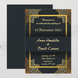 Invitation de mariage élégante | Carte Mariage mod