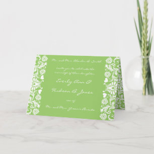 Invitation de mariage en damas Vous choisissez la