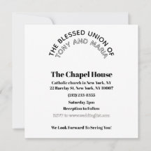 Invitation de mariage en plexiglas