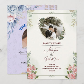 Invitation de mariage enchantée