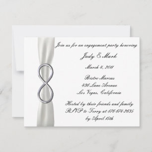 Invitation de mariage et de fiançailles Infinity W