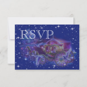Invitation de mariage fantasy de princesse avec RS