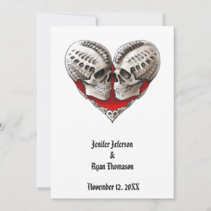 Invitation de mariage Halloween