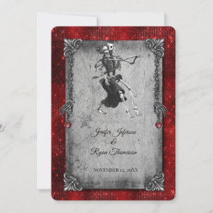 Invitation de mariage Halloween