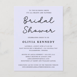 Invitation de mariage minimaliste moderne pastel