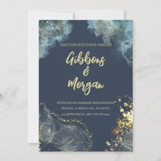 Invitation de mariage moderne
